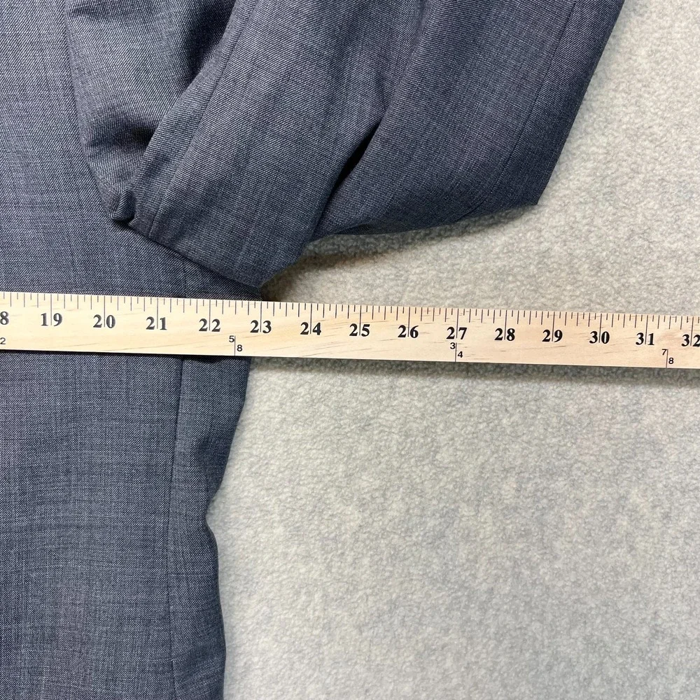 Lauren‎ Ralph Lauren Mens Suit Blazer Gray Lined Long Sleeve Classic Business 44
